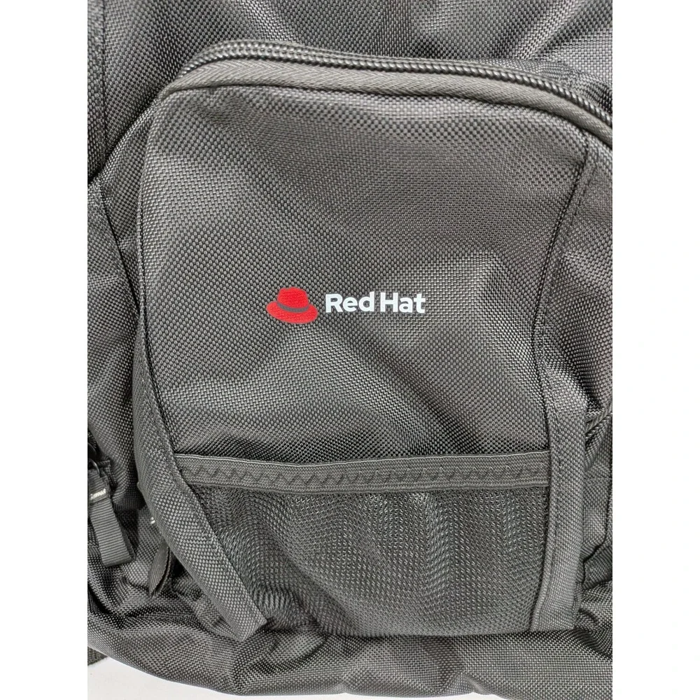 Targus Groove 15.6 Laptop Backpack Black Red Hat Logo 25L CVR600 NEW